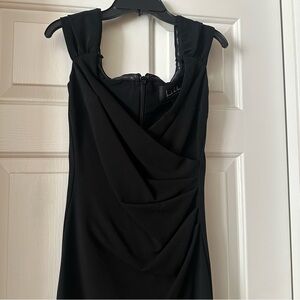 Nicole Miller Black Backless Dress